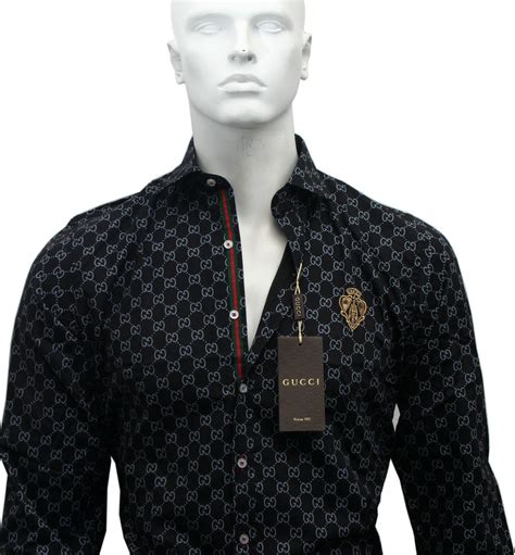 gucci silk.shirt|gucci formal shirts.